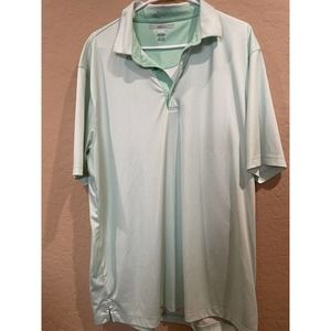 Greg Norman Men's Polo Shirt ML75 Play Dry Golf Green Size L
